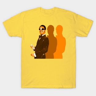 Stevie Wonder Retro Orange T-Shirt